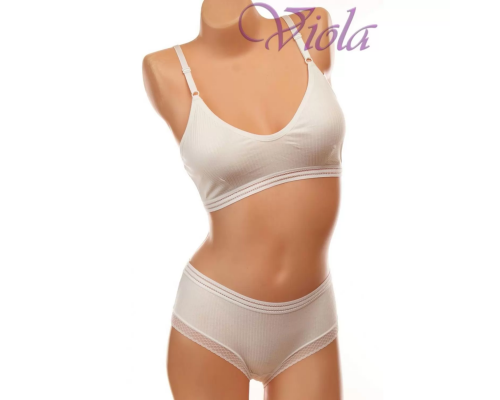 Комплект Beisdanna Бралетт На Тонкому Поролоні З Трусиками-Сліпами 7384#