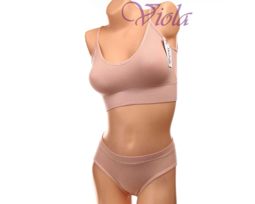 Комплект Жіночої Білизни Гладкий Beisdanna На Тонкому Паролоні 1607#