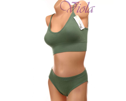 Комплект Жіночої Білизни Гладкий Beisdanna На Тонкому Паролоні 1607#