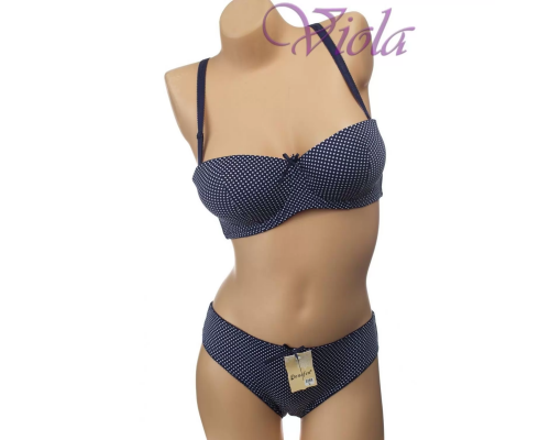 Комплект Donafen Анжеліка На Поролоновому Пуш-Ап З Трусиками-Бразиліано 5163 B