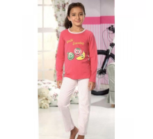Дитяча Піжама Для Сну Зі Штанів Та Футболки З Довгим Рукавом Sevim 7276