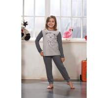 Дитяча Піжама Для Сну Зі Штанів Та Футболки З Довгим Рукавом Sevim 7781