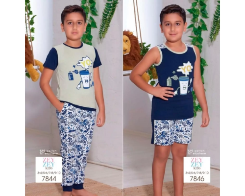Дитяча Піжама Для Сну Із Шортиків Та Маєчки Sevim 7846