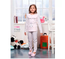 Дитяча Піжама Для Сну Зі Штанів Та Футболки З Довгим Рукавом Sevim 7760