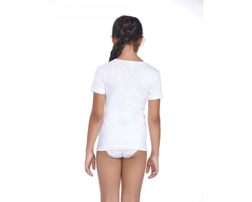 Футболка Для Дівчинки Безшовна З Мереживом Sevim 7113