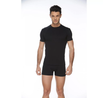 Футболка Чоловіча Бавовняна З Круглим Коміром Sevim 9014