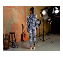 Комплект Жіночий Зі Штанів Та Футболки З Довгим Рукавом Sevim 20453