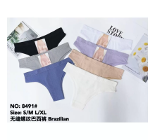 Жіночі Трусики-Бразиліано Beisdanna 8491 (Асорті Кольорів)