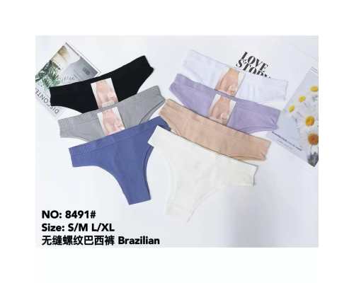 Жіночі Трусики-Бразиліано Beisdanna 8491 (Асорті Кольорів)