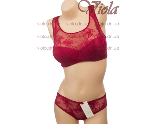 Комплект Weiyesi На Тонкому Поролоні З Трусиками-Сліпами B1022 B