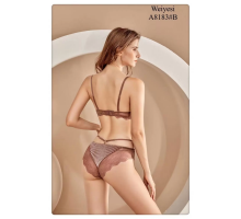 Комплект Weiyesi Балконет На Тонкому Поролоні З Трусиками-Сліпами A8183# B