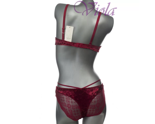 Комплект Weiyesi На Тонкому Поролоні З Трусиками-Сліпами A8117# B