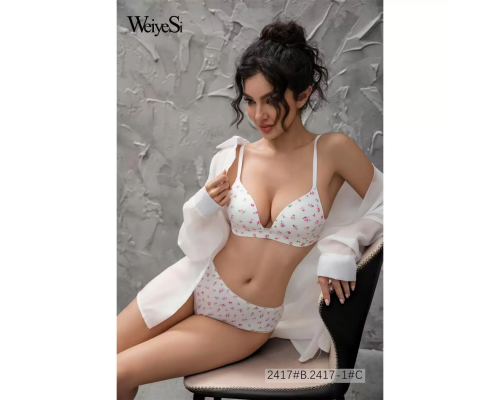 Комплект Weiyesi На Тонкому Поролоні З Трусиками-Сліпами 2417-1# C