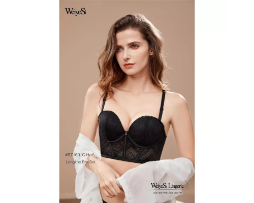 Комплект Weiyesi На Тонкому Поролоні З Трусиками-Сліпами B7169# C