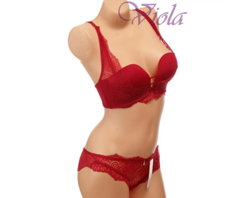 Комплект Weiyesi Бюстгальтер Анжеліка Балконет Без Кісточок З Трусиками-Сліпами B7092# B