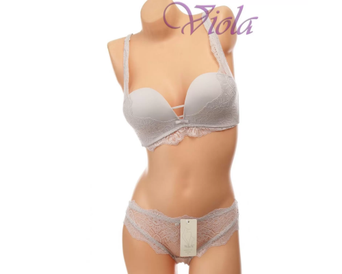 Комплект Weiyesi Бюстгальтер Анжеліка Балконет Без Кісточок З Трусиками-Сліпами B7092# B