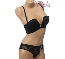 Комплект Weiyesi Бюстгальтер Анжеліка Балконет Без Кісточок З Трусиками-Сліпами A8105# B