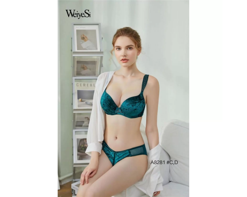 Комплект Weiyesi На Коректорі 2 Пальці З Трусиками-Сліпами A8281# D