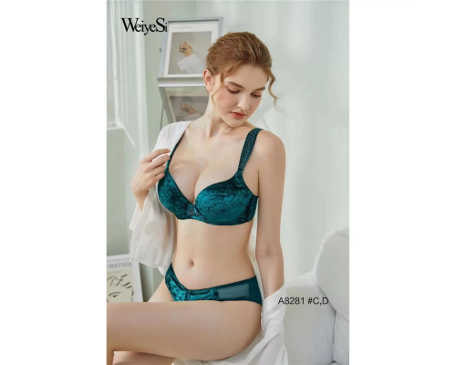 Комплект Weiyesi На Коректорі 2 Пальці З Трусиками-Сліпами A8281# D