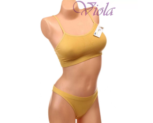 Комплект Beisdanna Топ На Тонком Поролоне С Трусиками-Танга 094#