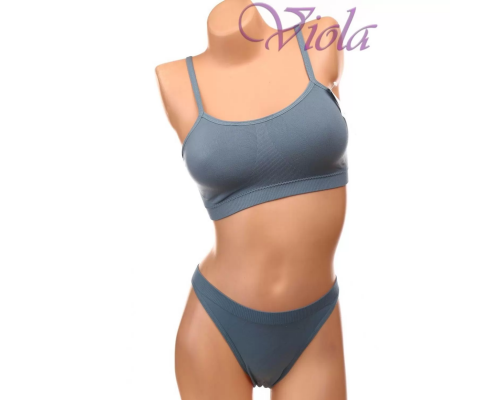 Комплект Beisdanna Топ На Тонком Поролоне С Трусиками-Танга 094#